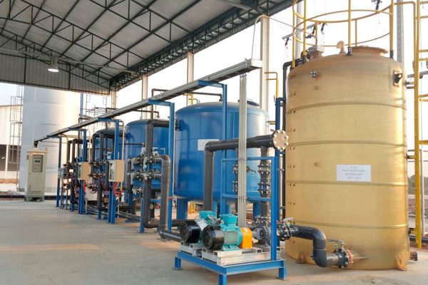 Coconut Factory: Softened WTP; Capacity: 50 m3/hr.